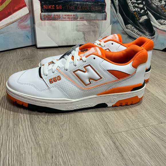 New Balance 550 " Syracuse " Running Shoes Sneakers BB550HG1 Sz 10.5 - Picture 2 of 12